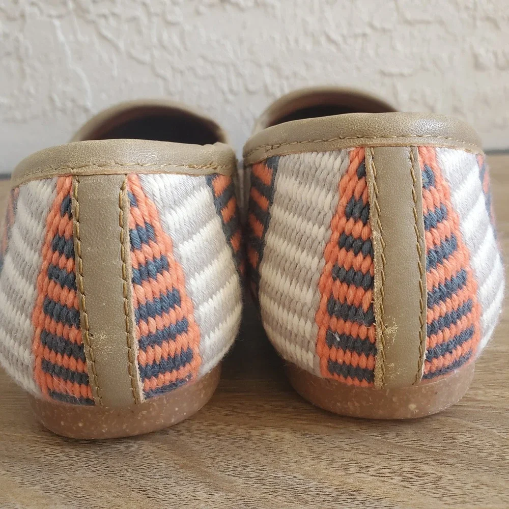 Born Giselle Flats Southwestern Womens 7 Hand Woven Aztec Boho Ballet Comfort